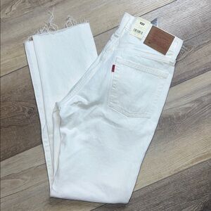 Levi's Women's 501 cream color Jeans